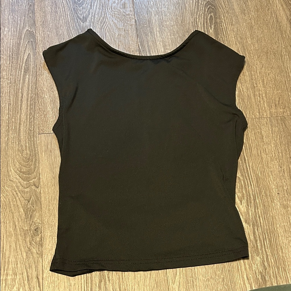 Classic Black backless Women's Tank Top